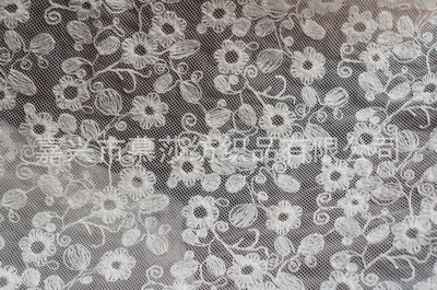 【厂家直销 新款网布满幅刺绣面料】价格,厂家,图片,花边类,嘉兴市慕莎纺织品有限公司-马可波罗网